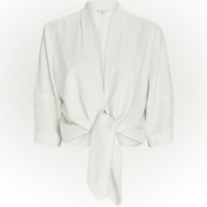 The Sei Front Tie  Blouse